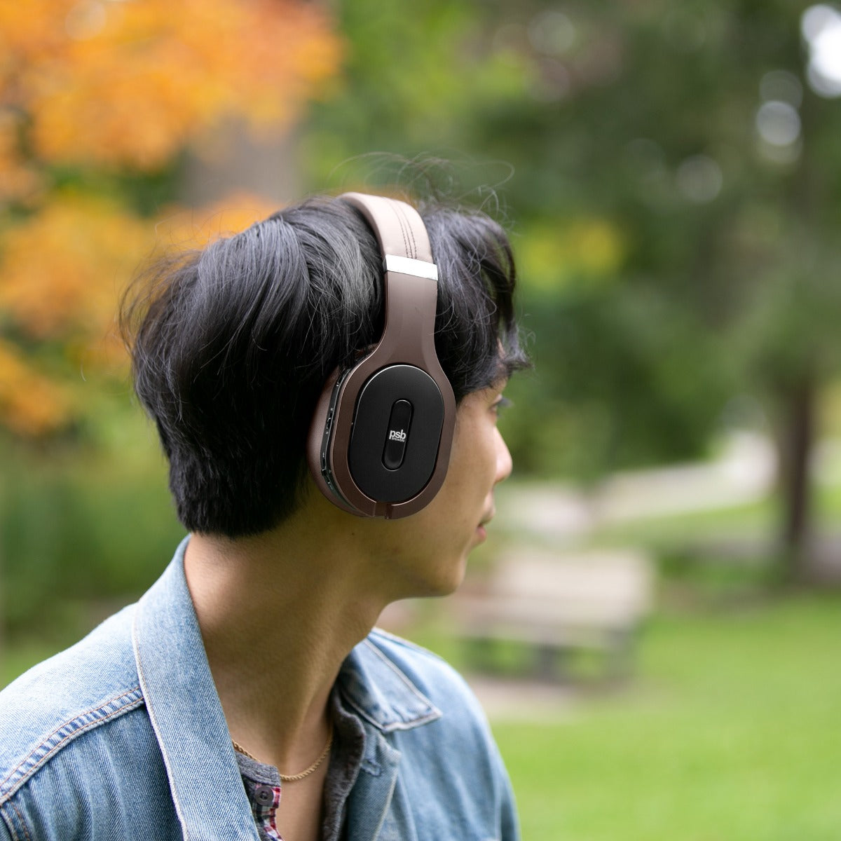 PSB Noise Cancelling Headphones - Espresso