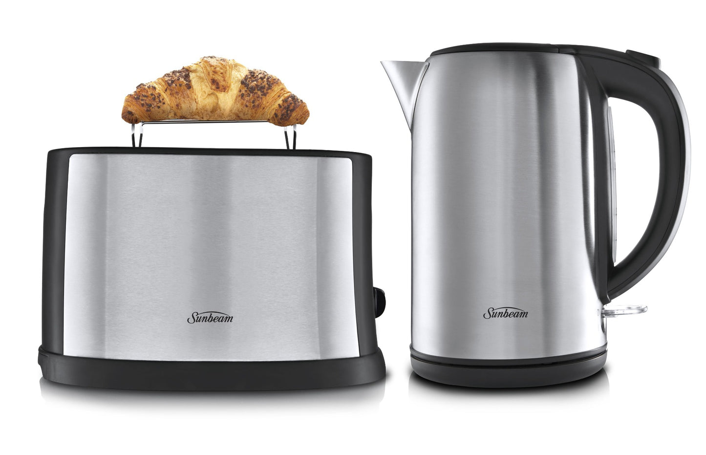 Sunbeam - Breakfast Essentials Set - Matching 1.7L Kettle and 2 Slice Toaster