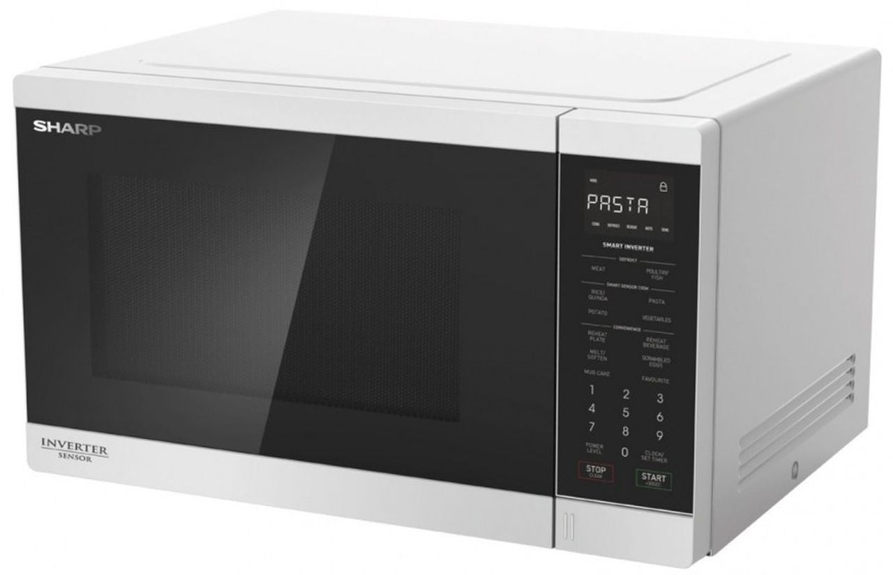 Sharp - 1200W 34L Inverter Microwave - White