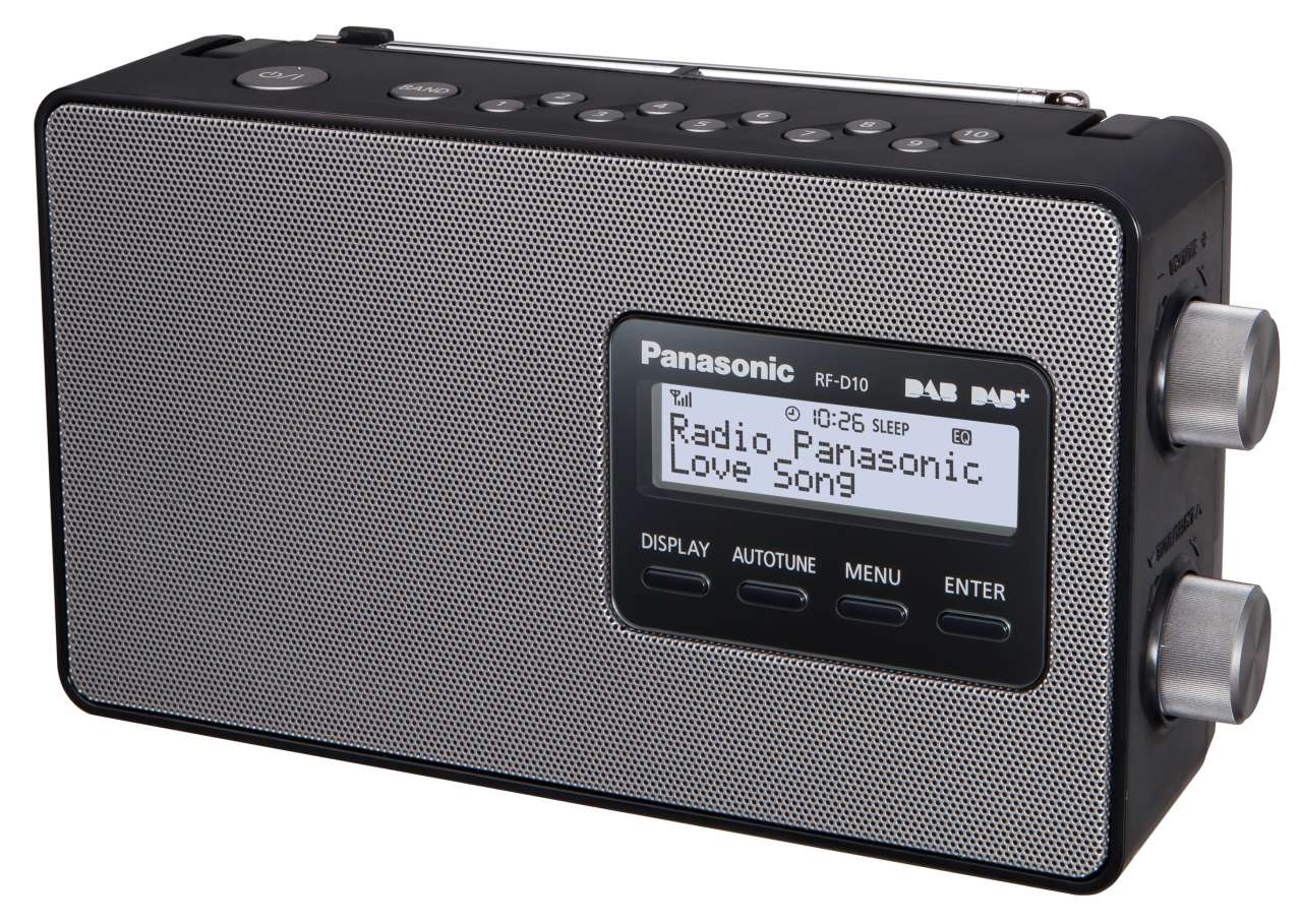 Panasonic - DAB/DAB+ Portable Digital Radio - Black