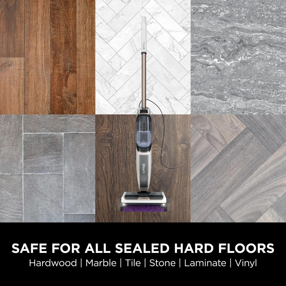 Shark - Steam Pickup 3-in-1 Steam Mop