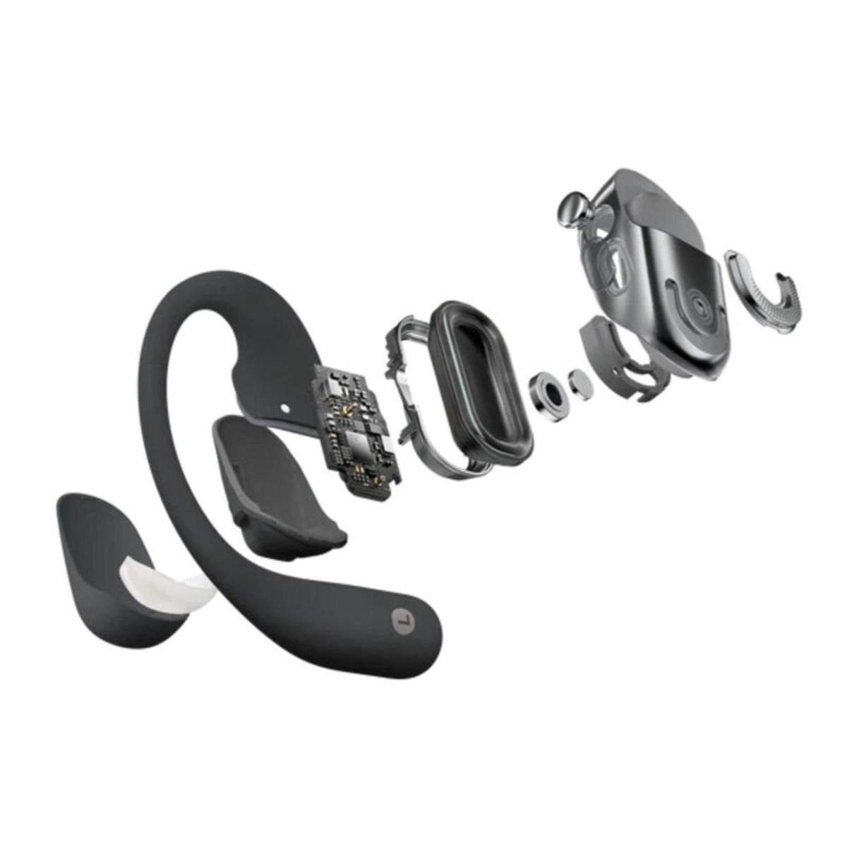 Shokz - OpenFit 2+ Open-Ear True Wireless Earbuds - Black