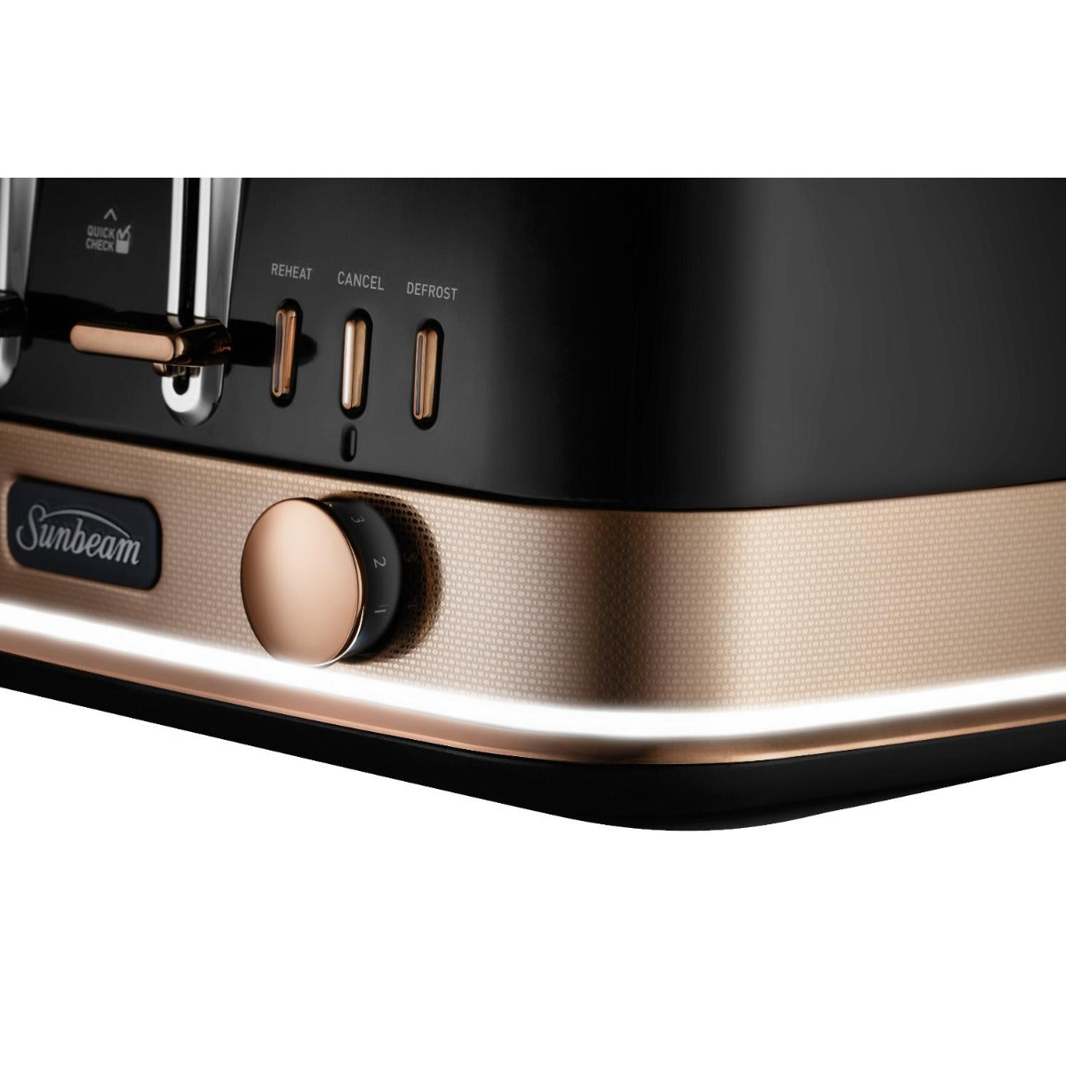 Sunbeam - 4 Slice New York Toaster - Black Bronze