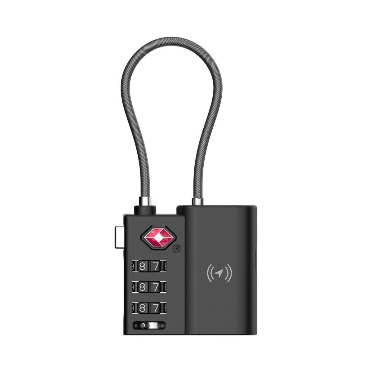 Laser - Luggage lock Smart Tag with rechargeable battery