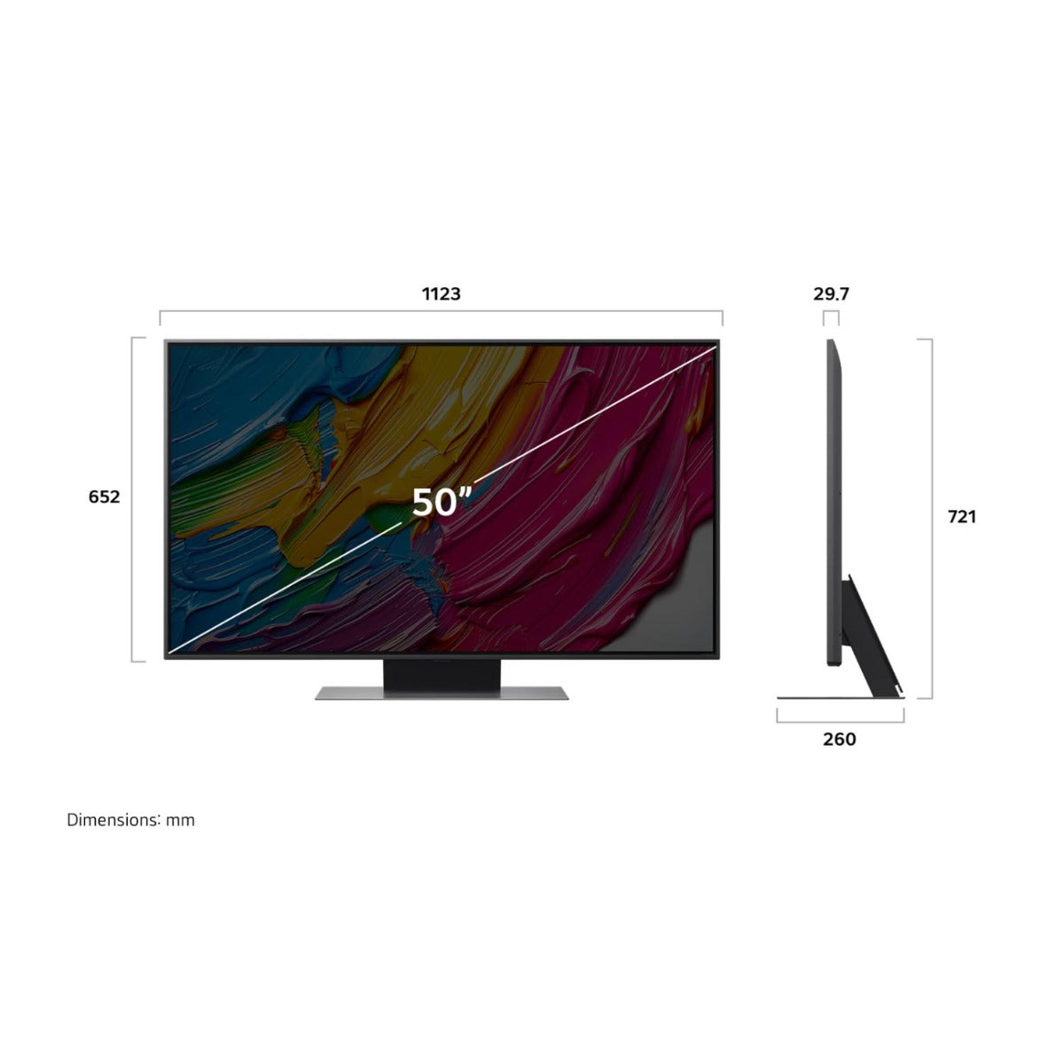 LG - 50" QNED81A AI LED UHD 4K Smart TV (2025)