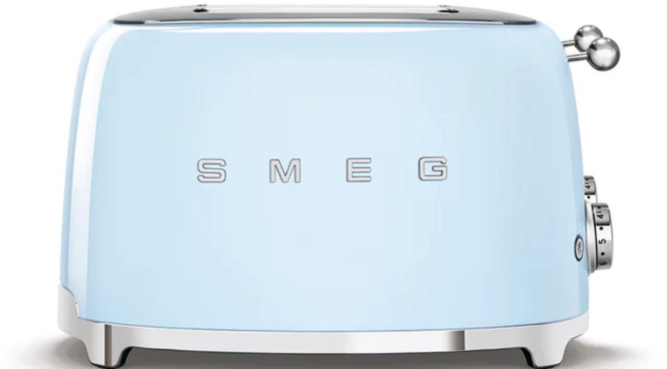 Smeg - 50s Style 4 Slice Toaster - Pastel Blue