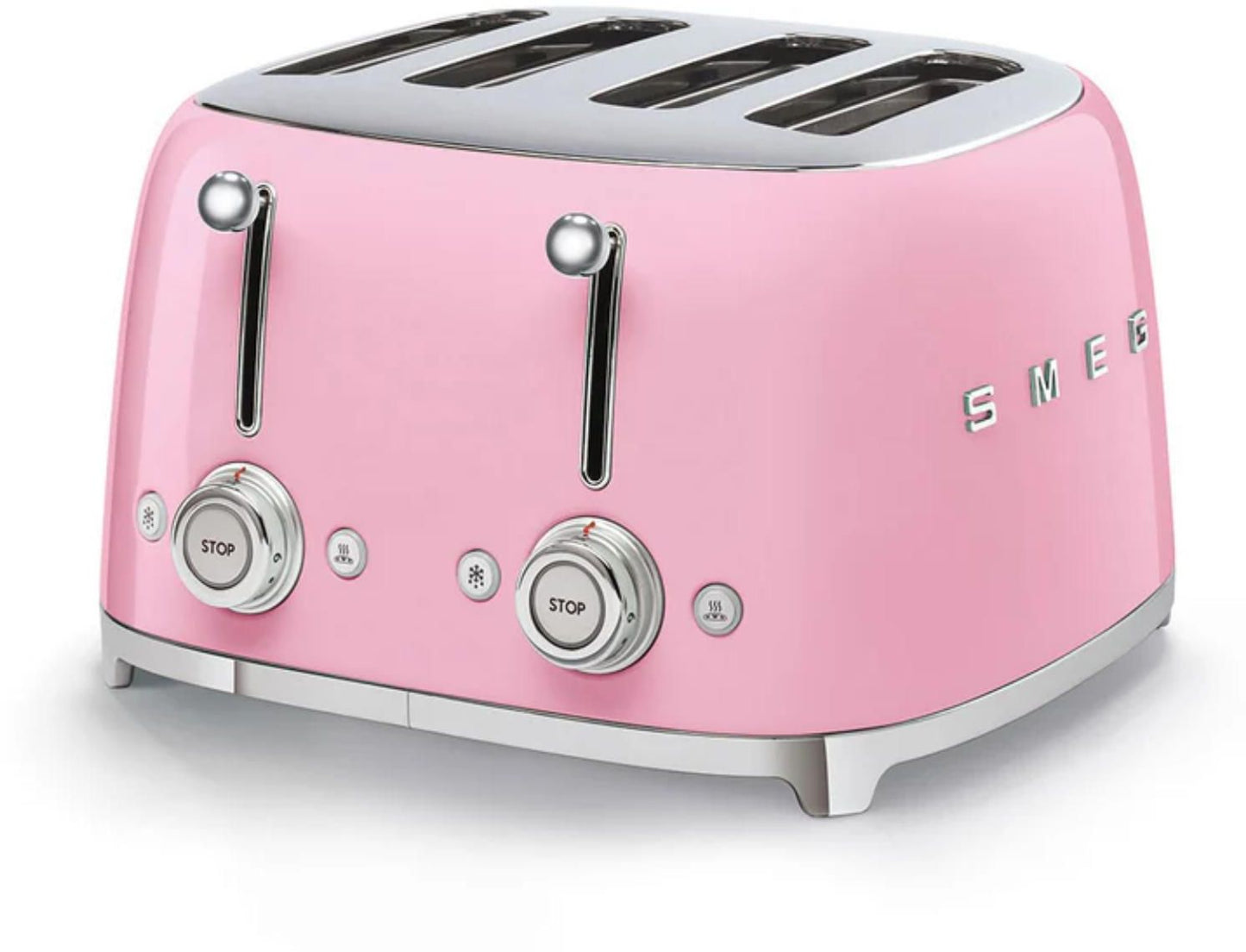 Smeg - 50's Style 4 Slice Toaster - Pink