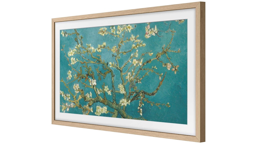Customisable Modern Bezel For 32" Frame TV - Teak (2024)
