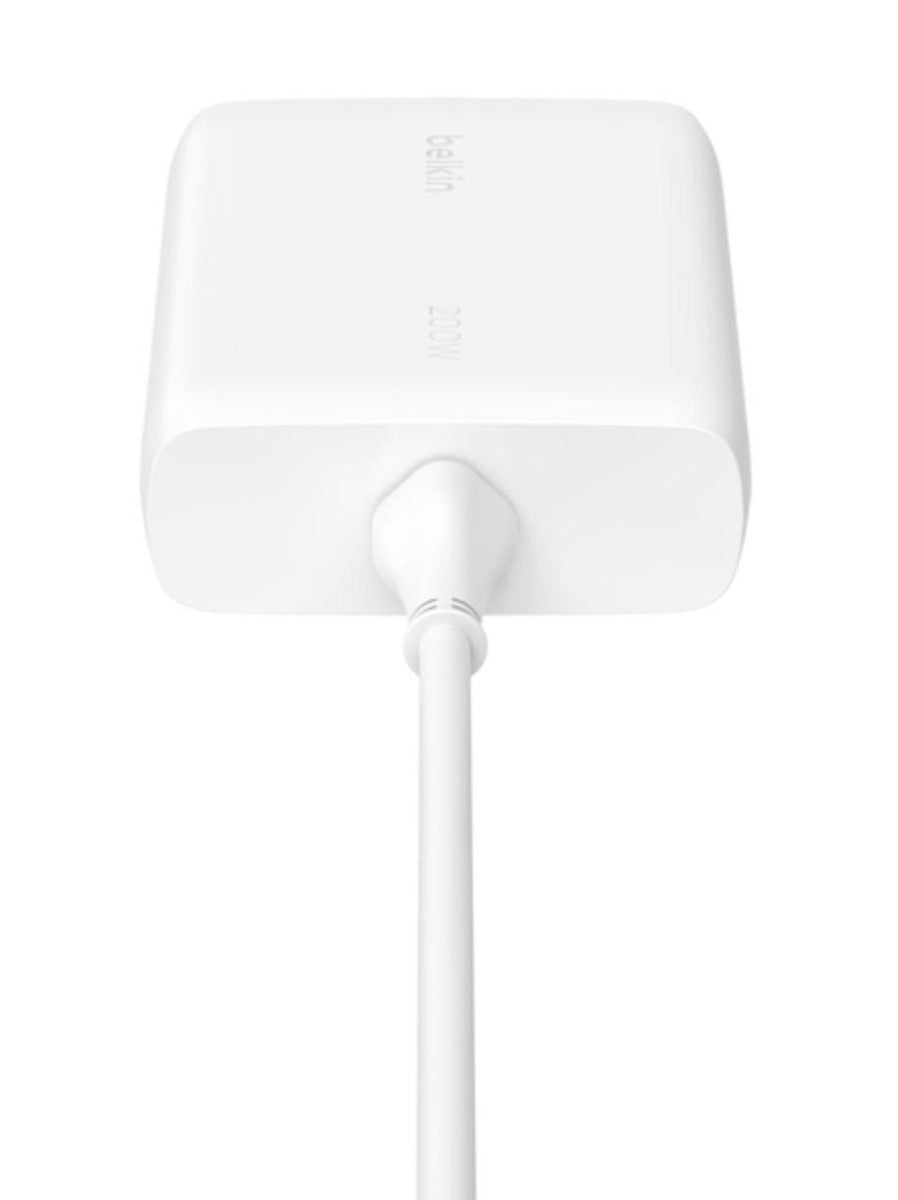 Belkin - BoostCharge Pro 200W 4-Port USB-C GaN Charger