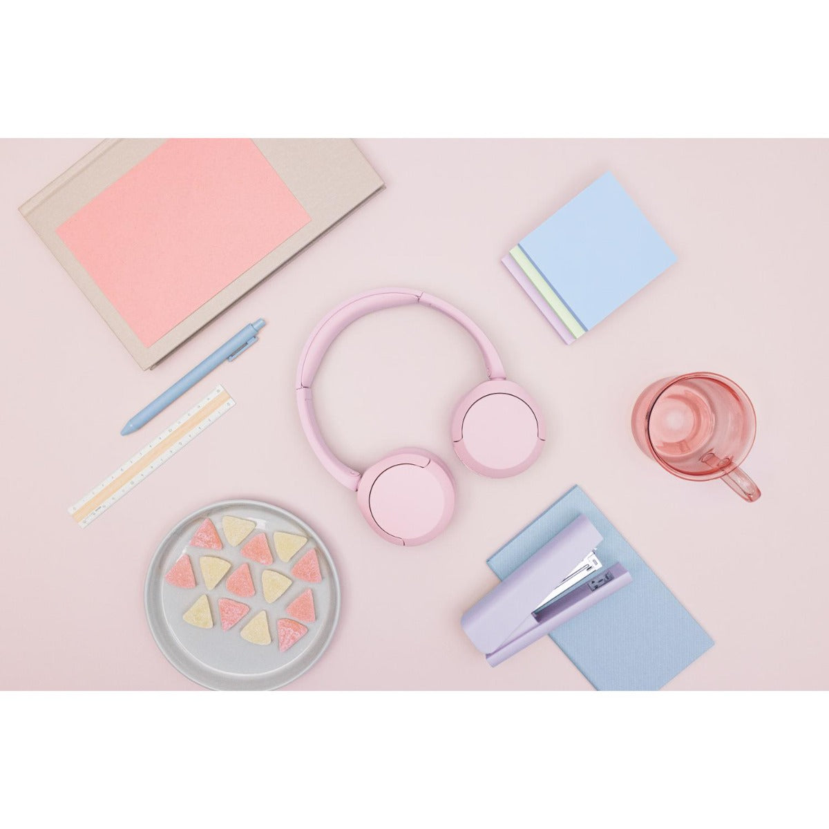 Sony - Wireless on Ear Headphones - Pink