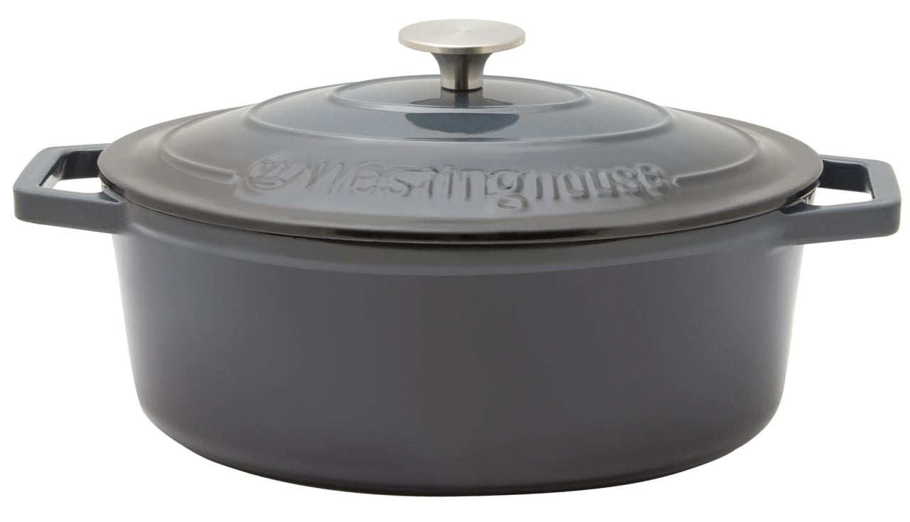 Westinghouse - Cast Iron Pot, Ombre Grey, 30cm Oval