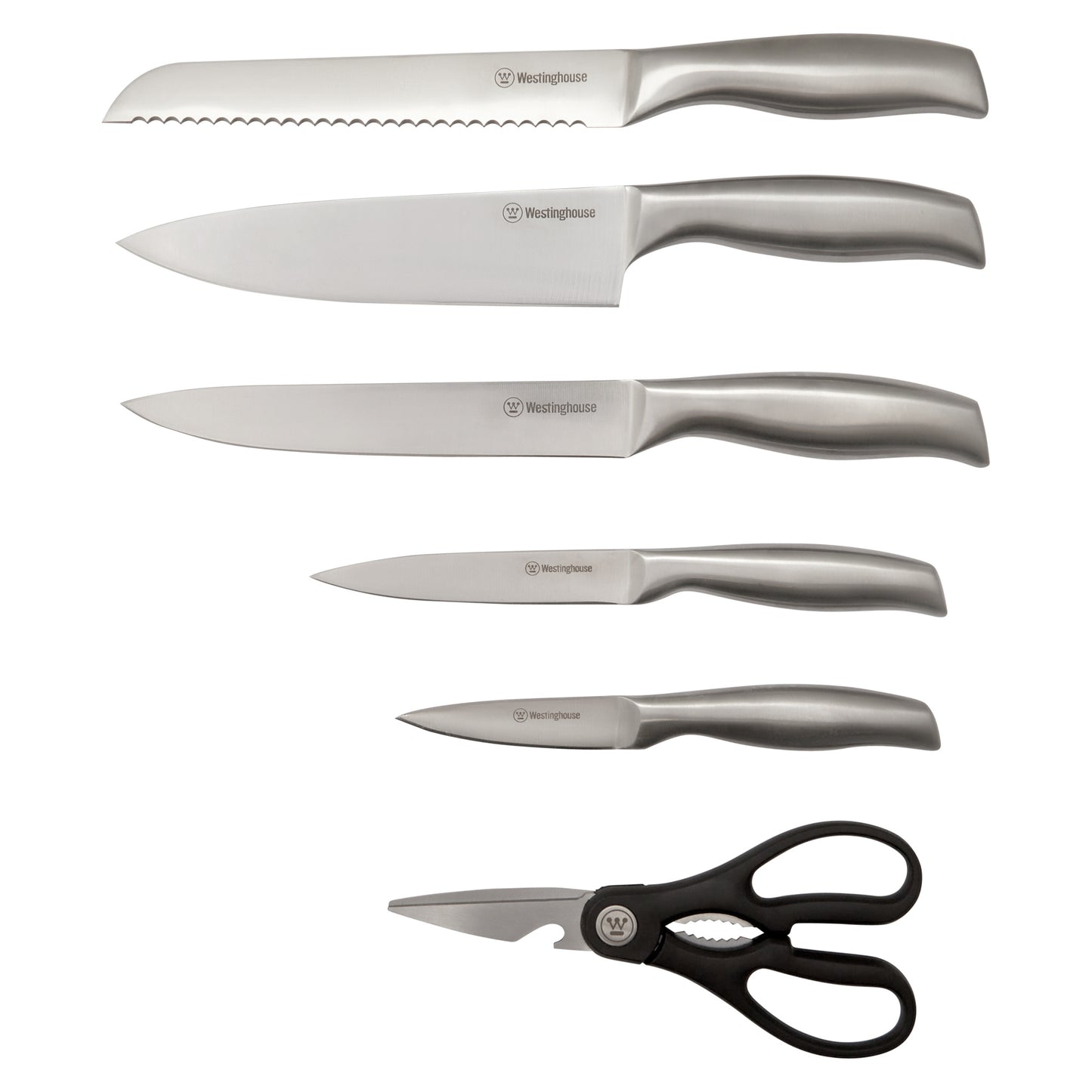 Westinghouse - 7 Piece Knife Block Set
