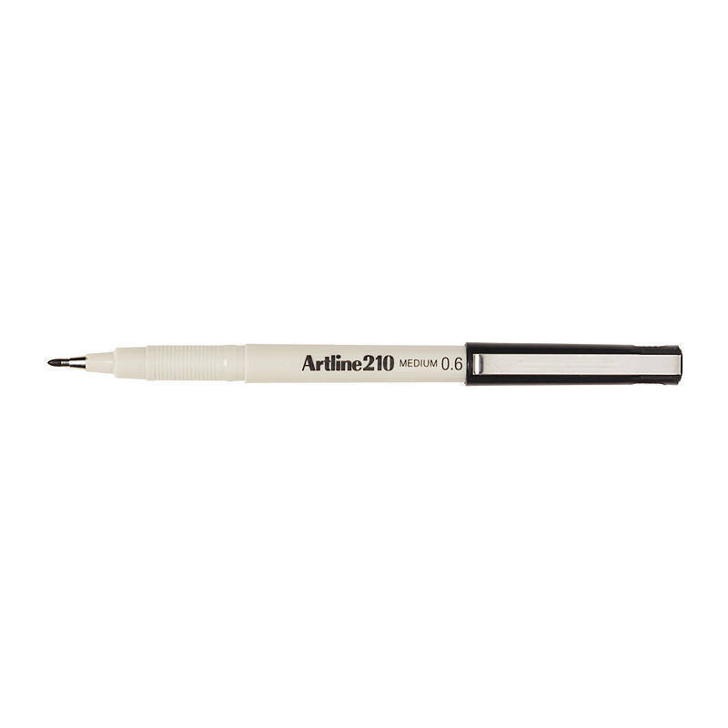 Artline 210 Pen 0.6mm Blk Bx12 - Wholesales Supply