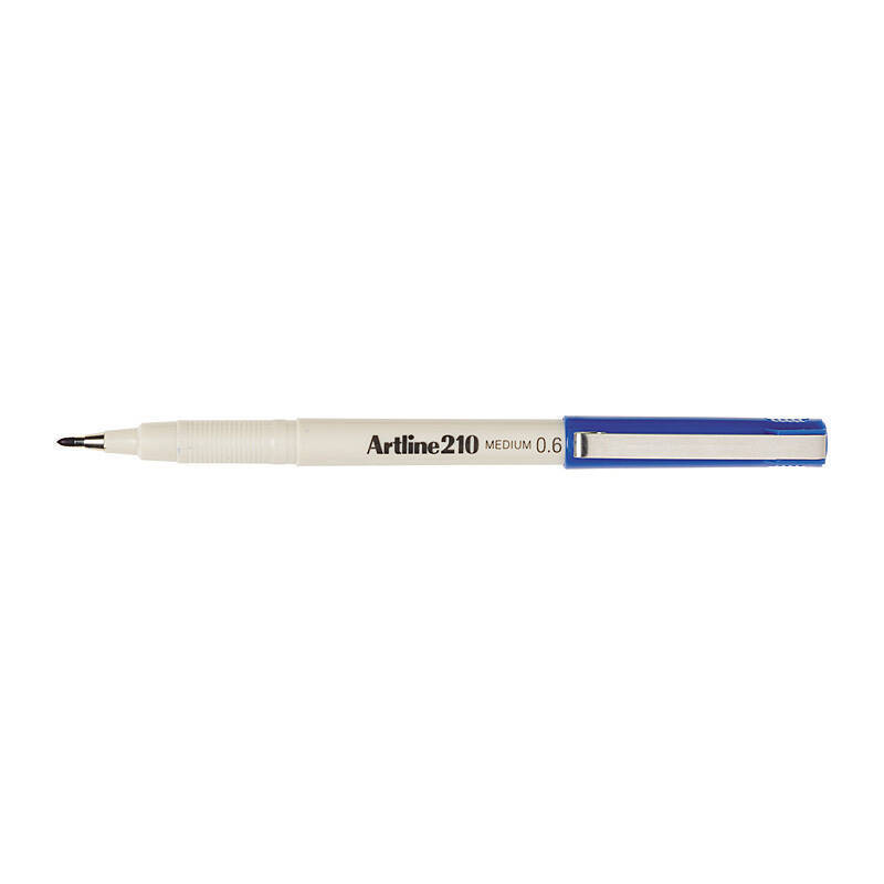 Artline 210 Pen 0.6mm Blu Bx12 - Wholesales Supply