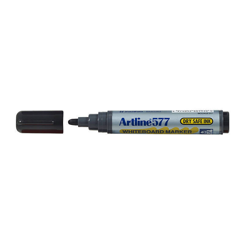 Artline 577 W/Bd Mrkr Blk Bx12 - Wholesales Supply