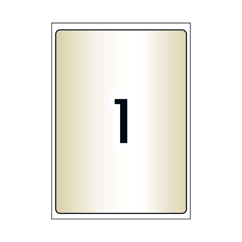 AV Lsr Lbl Clr L7567 1Up Pk25 - Wholesales Supply