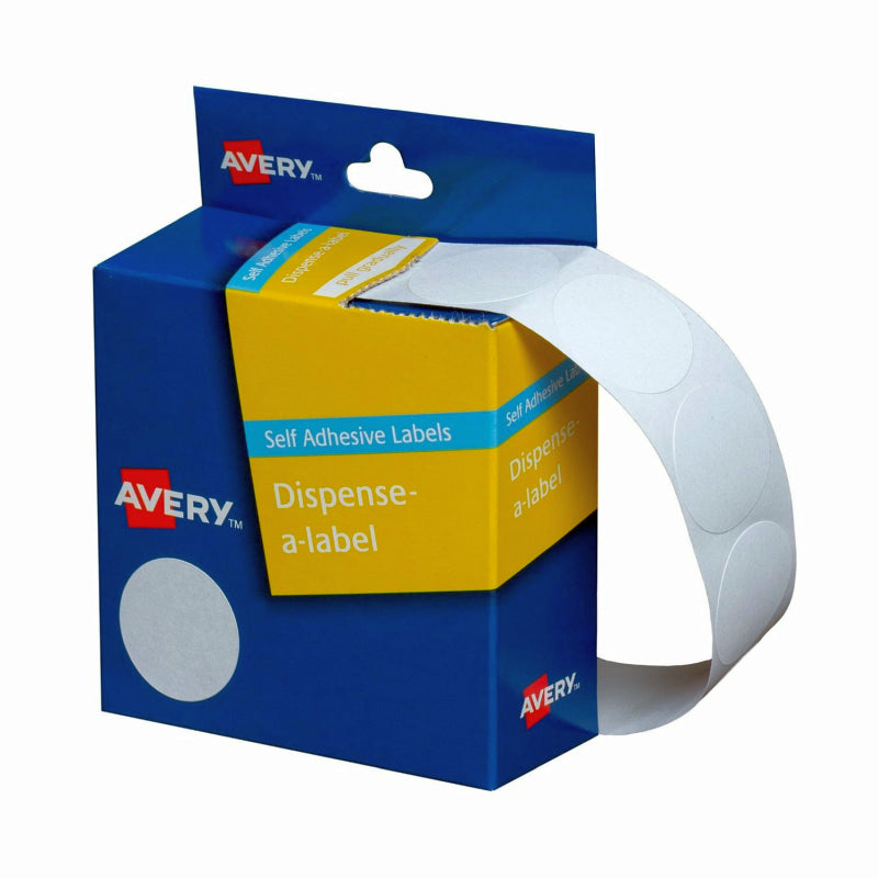 Avery Disp White 24mm Roll550 - Wholesales Supply