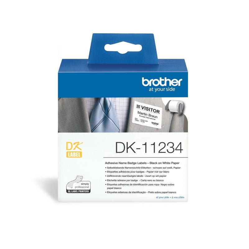 Brother DK11234 NameBadge Labe - Wholesales Supply