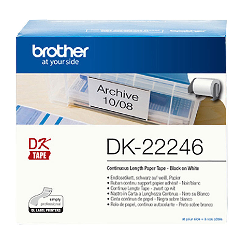 Brother DK22246 White Roll - Wholesales Supply