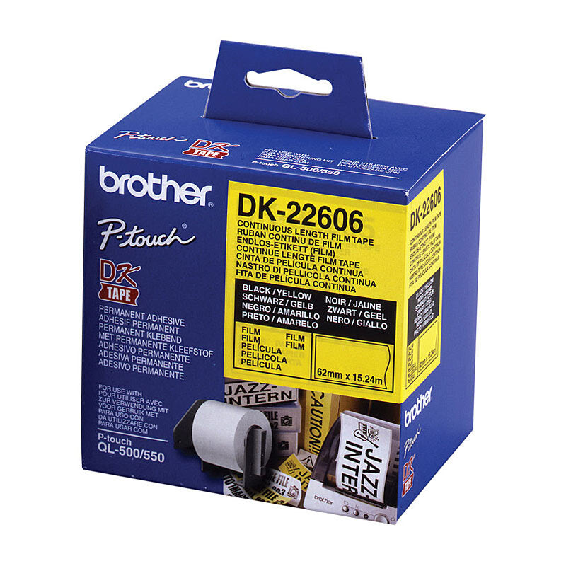 Brother DK22606 Yellow Roll - Wholesales Supply