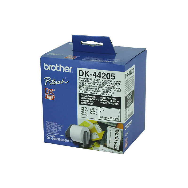 Brother DK44205 White Roll - Wholesales Supply
