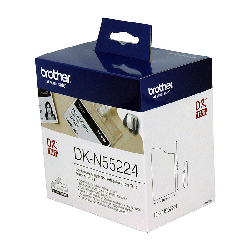 Brother DKN55224 White Roll - Wholesales Supply