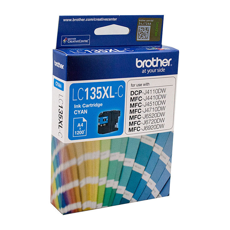 Brother LC135XL Cyan Ink Cartridge - Wholesales Supply