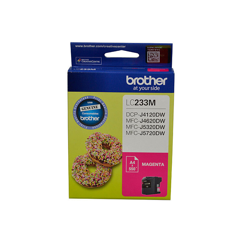 Brother LC233 Magenta Ink Cart - Wholesales Supply