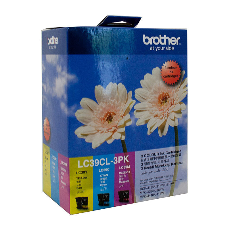 Brother LC39 CMY Colour Pack - Wholesales Supply