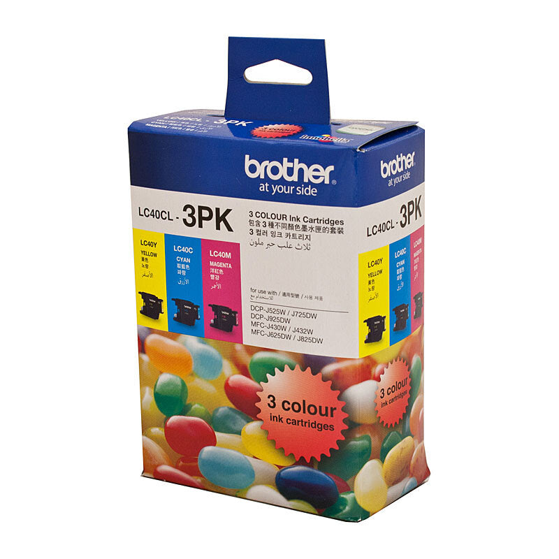 Brother LC40 CMY Colour Pack - Wholesales Supply