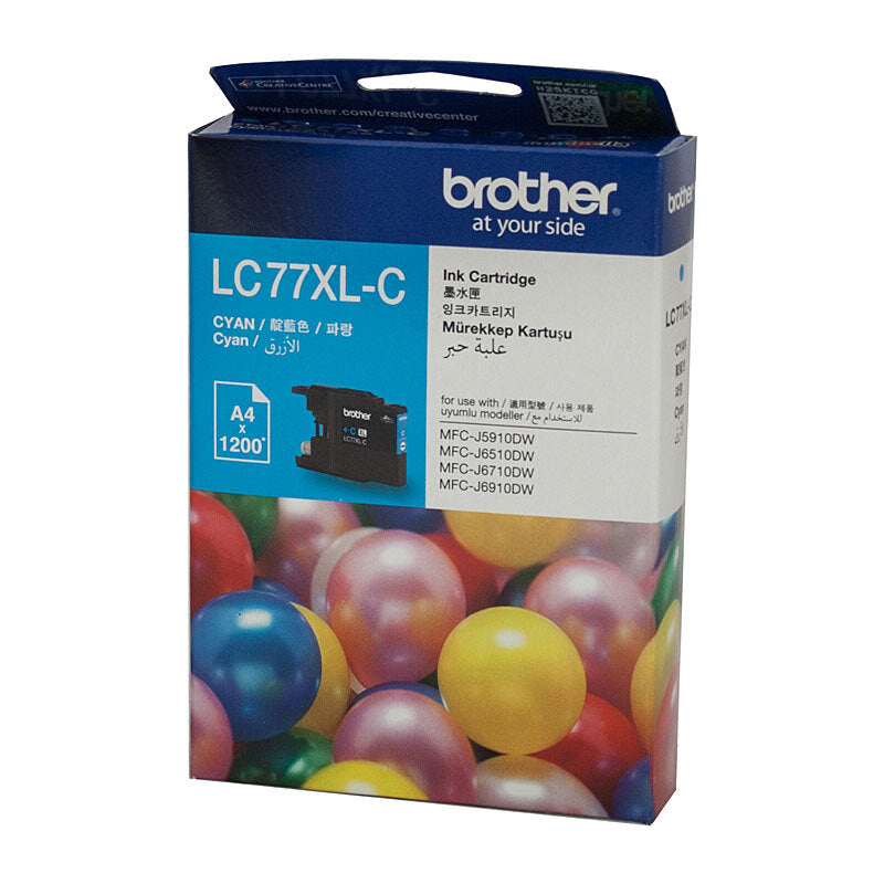 Brother LC77XL Cyan Ink Cart - Wholesales Supply