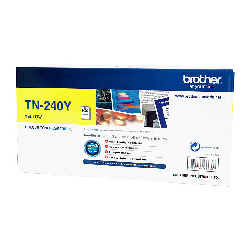 Brother TN240 Yell Toner Cart - Wholesales Supply
