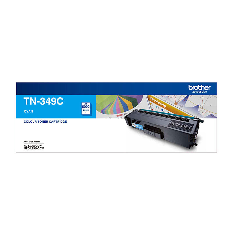Brother TN349 Cyan Toner Cart - Wholesales Supply
