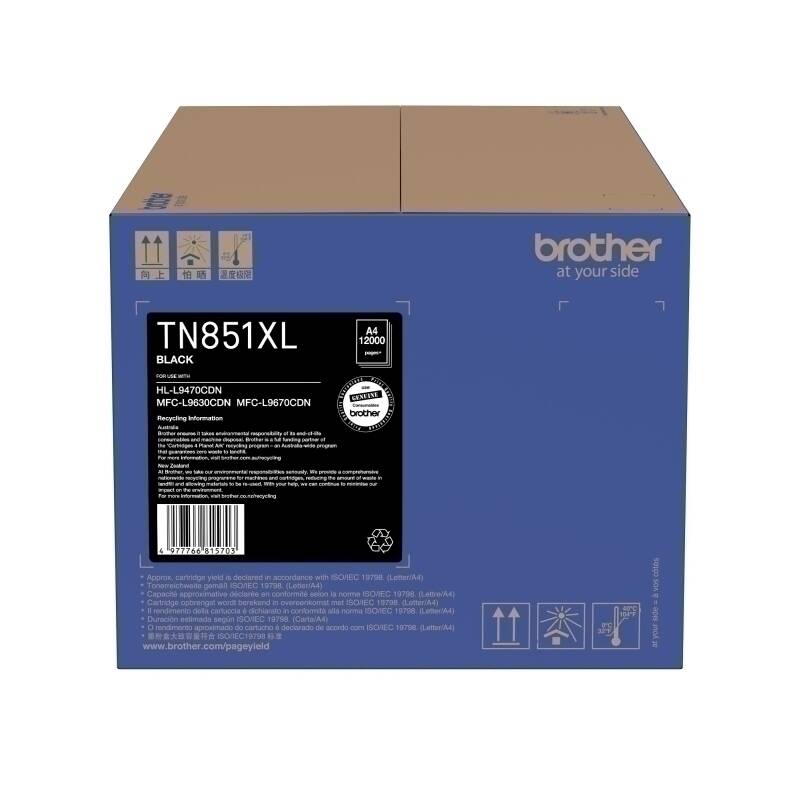 Brother TN851XL Blk Toner Cart - Wholesales Supply