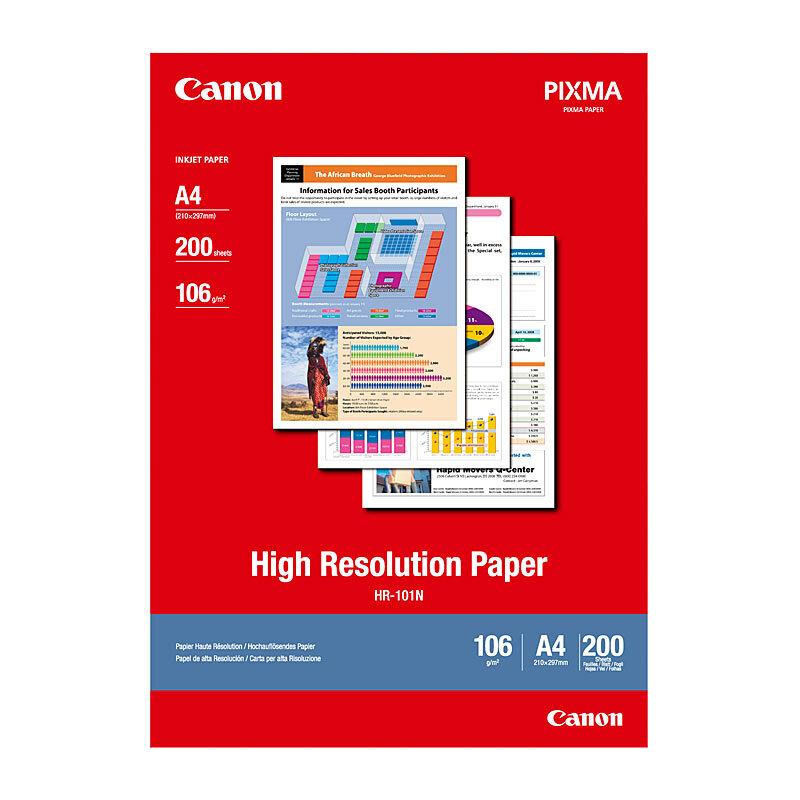 Canon A4 Paper HR-101 200 Pkt - Wholesales Supply