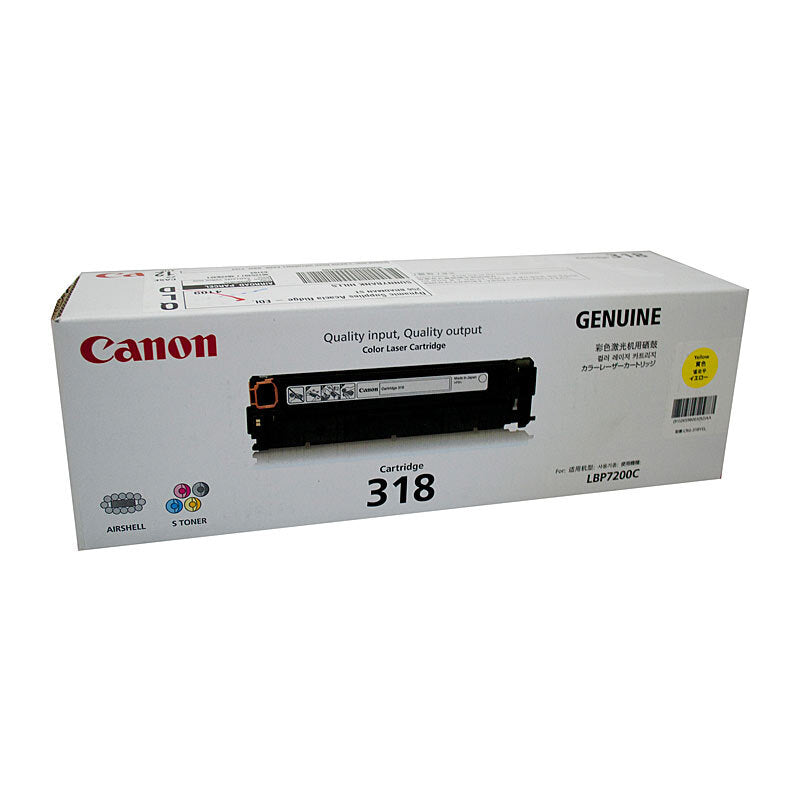 Canon CART318 Yellow Toner - Wholesales Supply