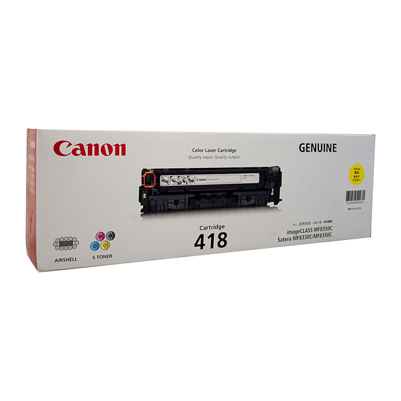 Canon CART418 Yellow Toner - Wholesales Supply