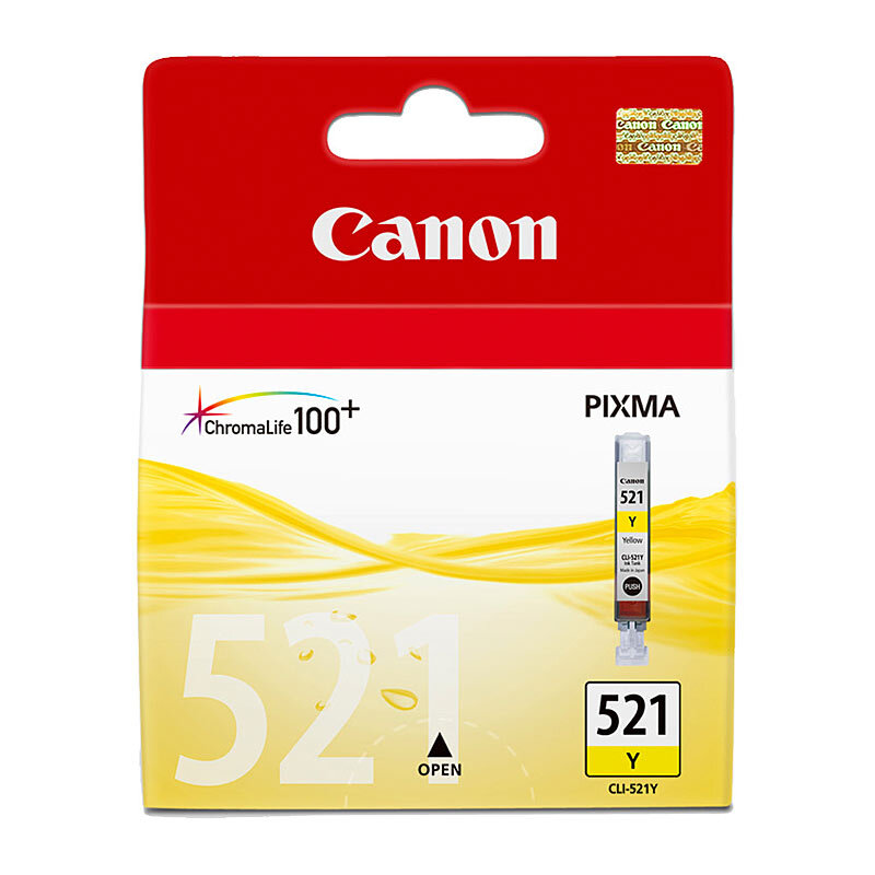 Canon CLI521 Yellow Ink Cart - Wholesales Supply