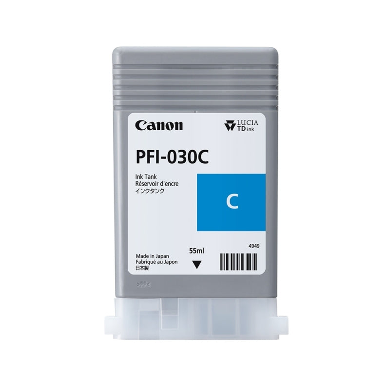 Canon PFI030 Cyan Ink - Wholesales Supply