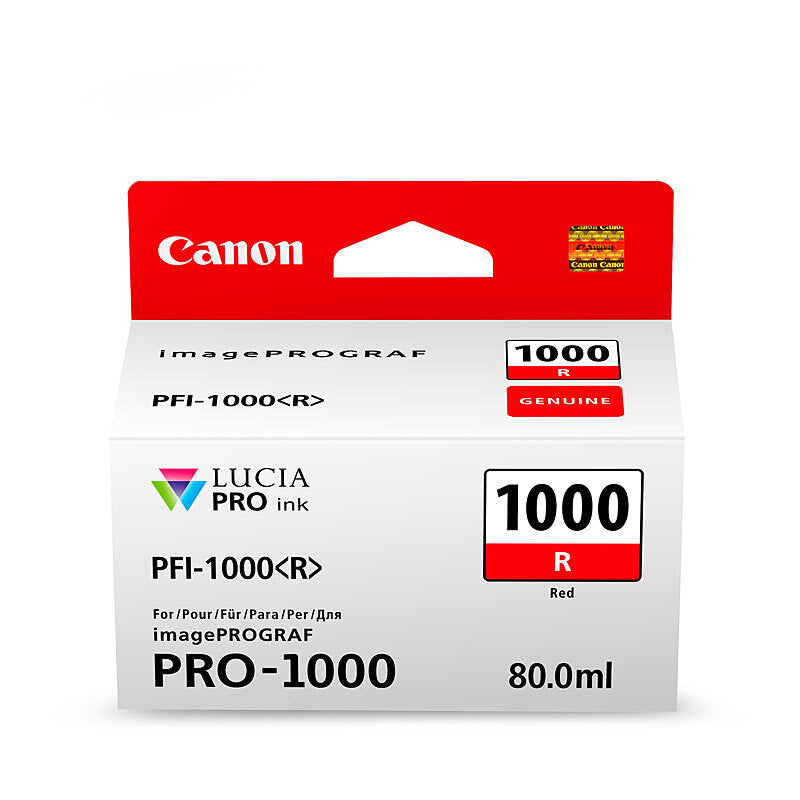 Canon PFI1000 Red Ink Cart - Wholesales Supply