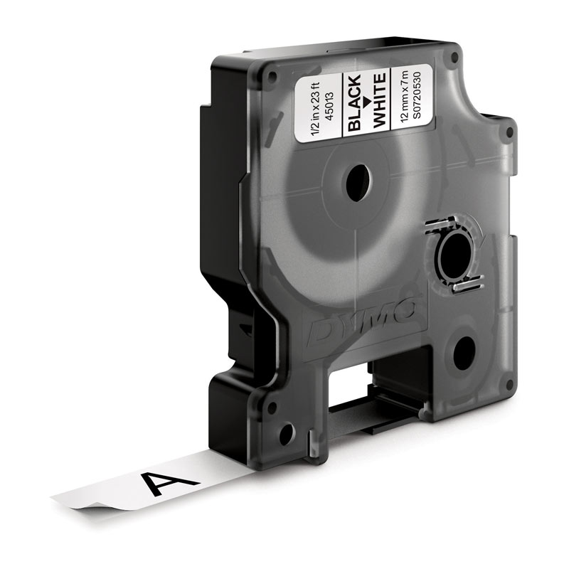 Dymo D1 Bk/Whi 12Mmx7M Pk10 - Wholesales Supply