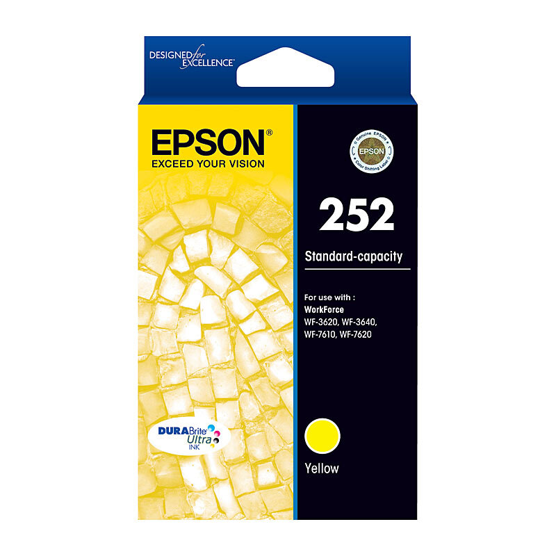 Epson 252 Yellow Ink Cart - Wholesales Supply