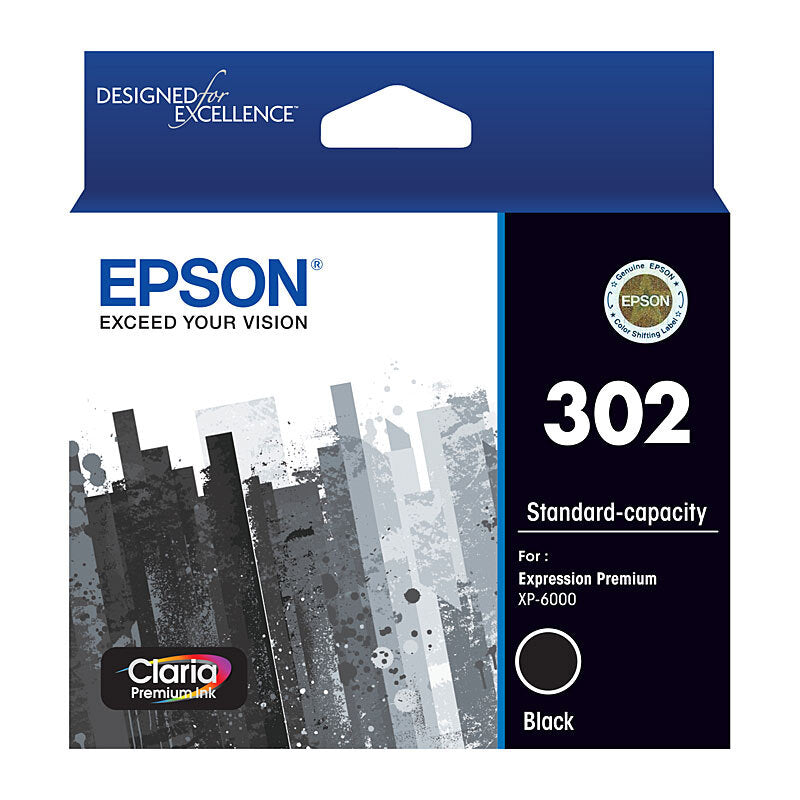 Epson 302 Black Ink Cart - Wholesales Supply