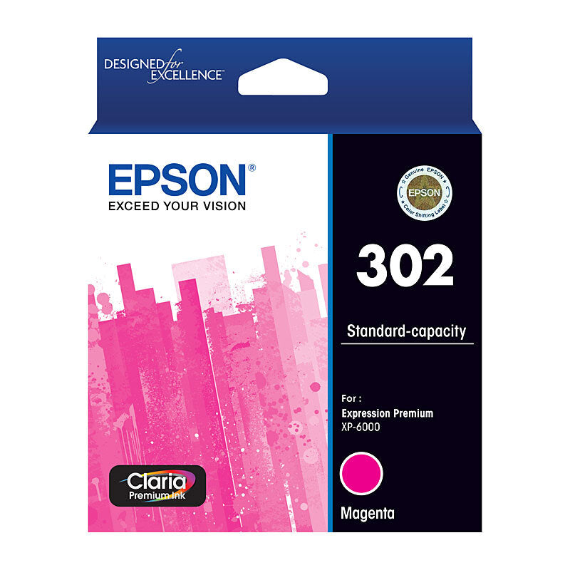 Epson 302 Magenta Ink Cart - Wholesales Supply