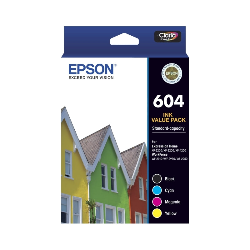 Epson 604 4 Ink Value Pack - Wholesales Supply
