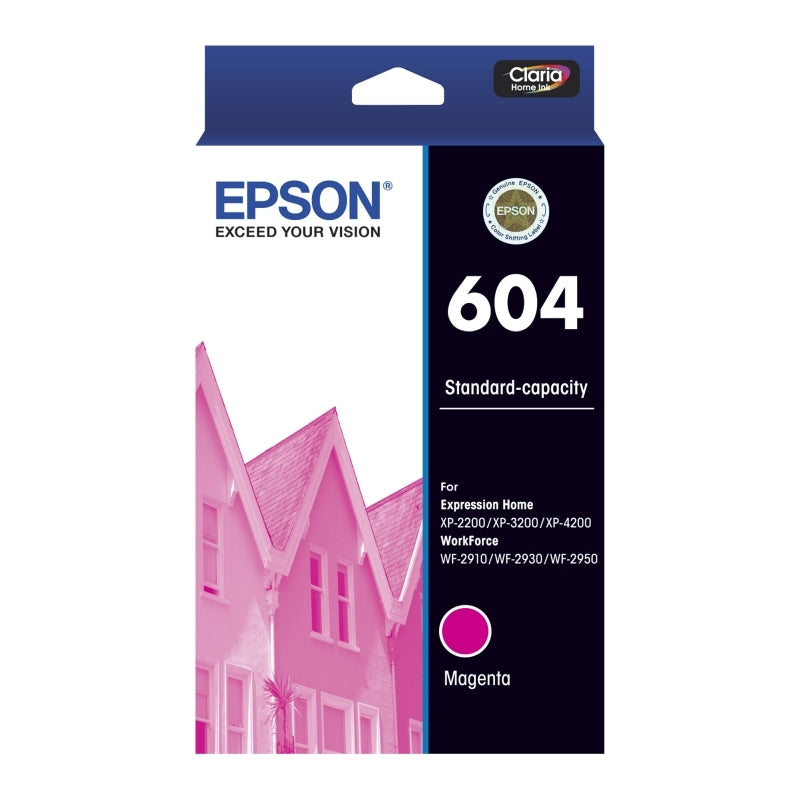 Epson 604 Magenta Ink Cart - Wholesales Supply