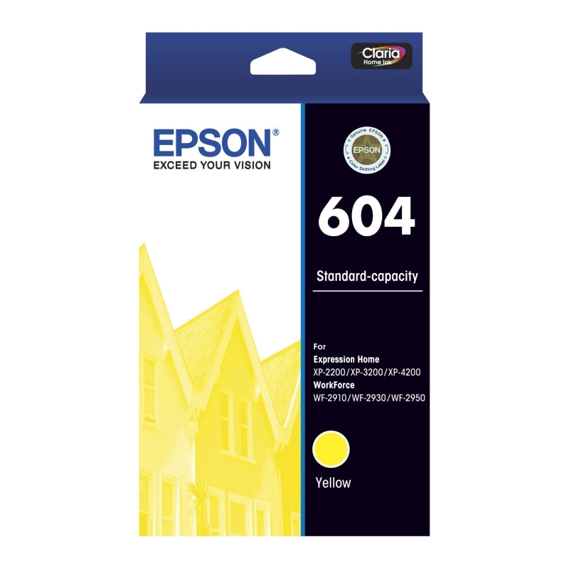Epson 604 Yellow Ink Cart - Wholesales Supply