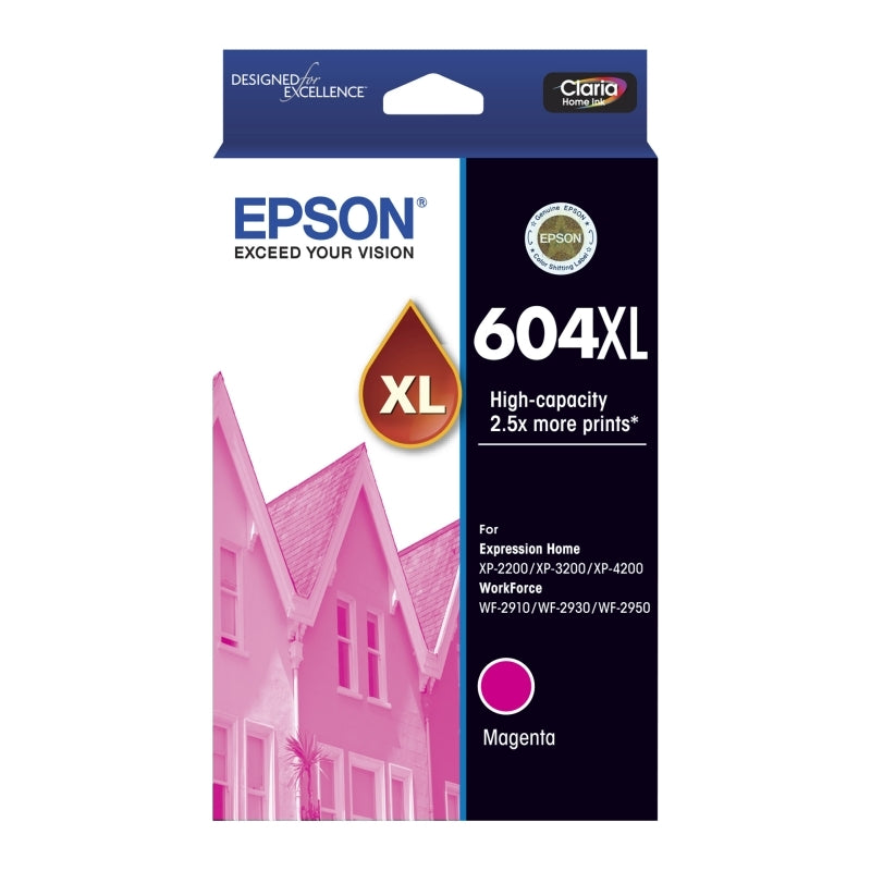 Epson 604XL Magenta Ink Cart - Wholesales Supply