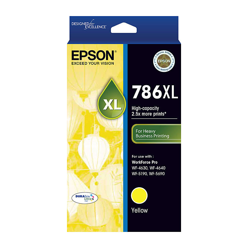 Epson 786XL Yellow Ink Cart - Wholesales Supply