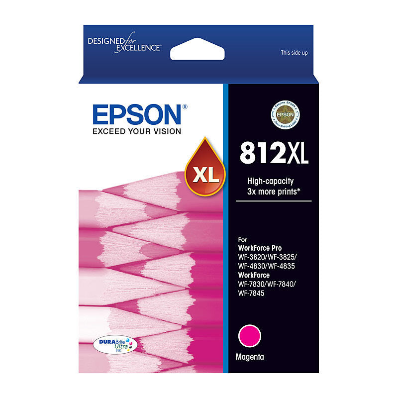 Epson 812XL Magenta Ink Cart - Wholesales Supply